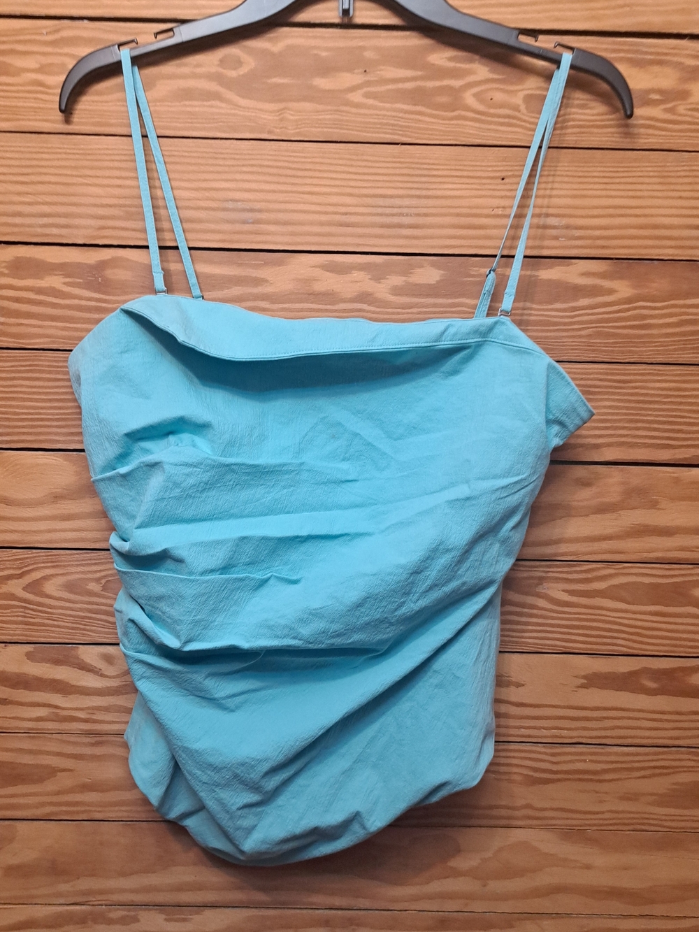 Abercrombie & Fitch Turquoise Spaghetti Strap Cowl Camisole New With Tags